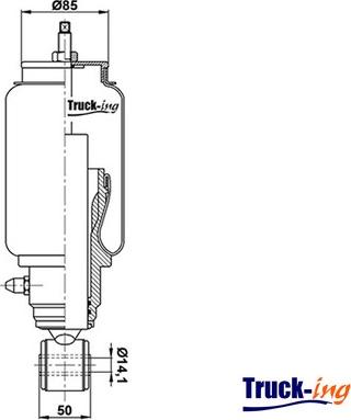 Montcada 0194460 - Демпер (успокоител), окачване на шофьорската кабина vvparts.bg