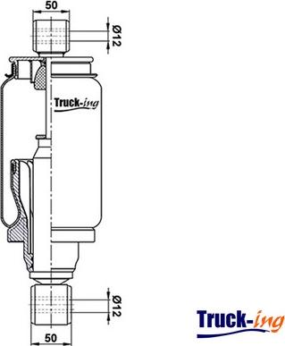 Montcada 0194275 - Демпер (успокоител), окачване на шофьорската кабина vvparts.bg