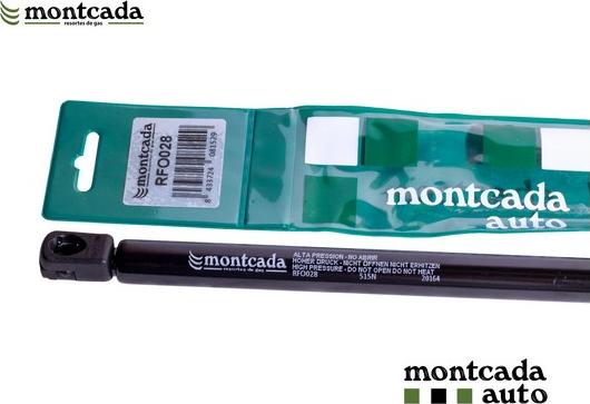 Montcada RFO028 - Газов амортисьор, багажно / товарно пространство vvparts.bg