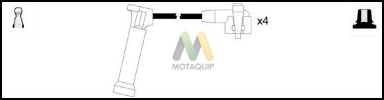 Motaquip LDRL574 - Комплект запалителеи кабели vvparts.bg