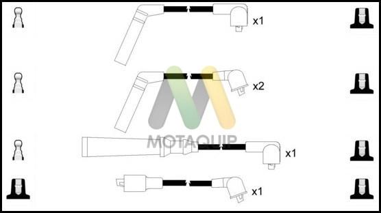 Motaquip LDRL1498 - Комплект запалителеи кабели vvparts.bg