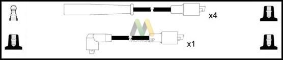 Motaquip LDRL1440 - Комплект запалителеи кабели vvparts.bg