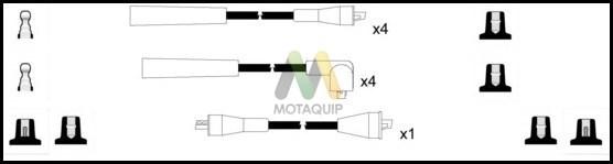 Motaquip LDRL1430 - Комплект запалителеи кабели vvparts.bg