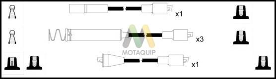 Motaquip LDRL1476 - Комплект запалителеи кабели vvparts.bg