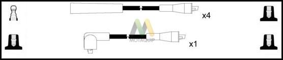 Motaquip LDRL231 - Комплект запалителеи кабели vvparts.bg