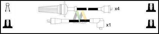 Motaquip LDRL1557 - Комплект запалителеи кабели vvparts.bg