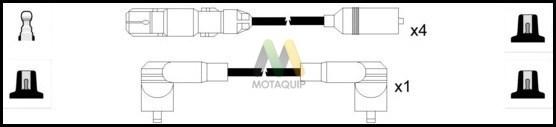 Motaquip LDRL1565 - Комплект запалителеи кабели vvparts.bg