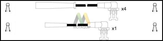 Motaquip LDRL150 - Комплект запалителеи кабели vvparts.bg