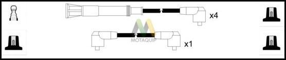 Motaquip LDRL1520 - Комплект запалителеи кабели vvparts.bg