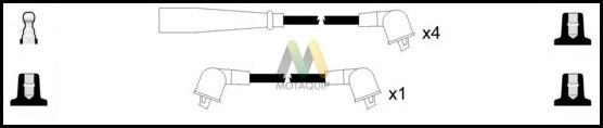 Motaquip LDRL1653 - Комплект запалителеи кабели vvparts.bg