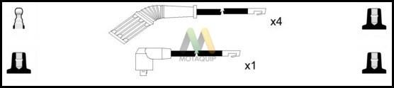 Motaquip LDRL1604 - Комплект запалителеи кабели vvparts.bg