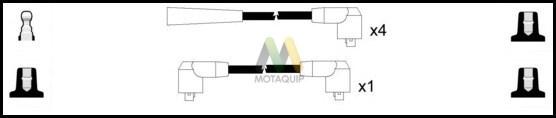 Motaquip LDRL1606 - Комплект запалителеи кабели vvparts.bg