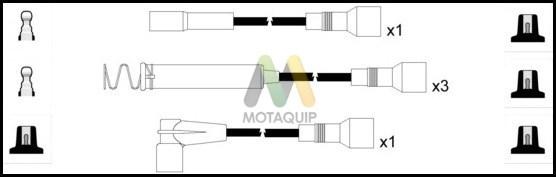 Motaquip LDRL1689 - Комплект запалителеи кабели vvparts.bg