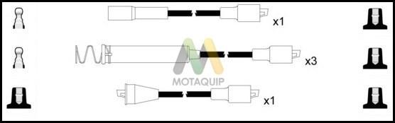 Motaquip LDRL1628 - Комплект запалителеи кабели vvparts.bg