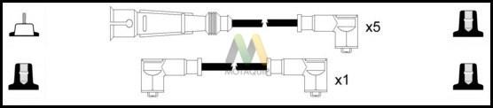 Motaquip LDRL1090 - Комплект запалителеи кабели vvparts.bg