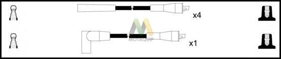 Motaquip LDRL1042 - Комплект запалителеи кабели vvparts.bg