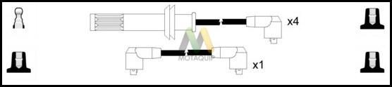 Motaquip LDRL1001 - Комплект запалителеи кабели vvparts.bg