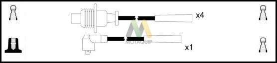 Motaquip LDRL1017 - Комплект запалителеи кабели vvparts.bg
