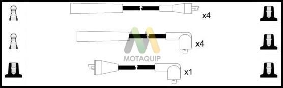 Motaquip LDRL1034 - Комплект запалителеи кабели vvparts.bg