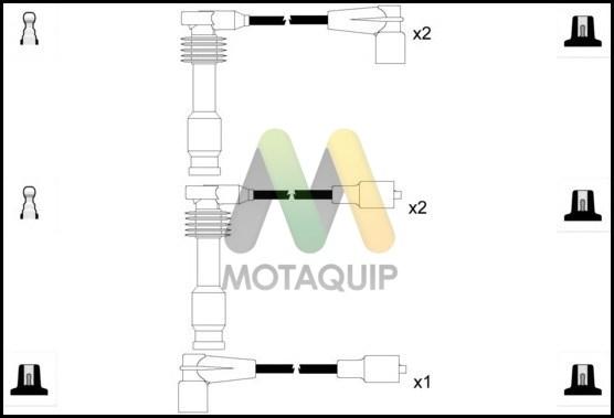 Motaquip LDRL1027 - Комплект запалителеи кабели vvparts.bg