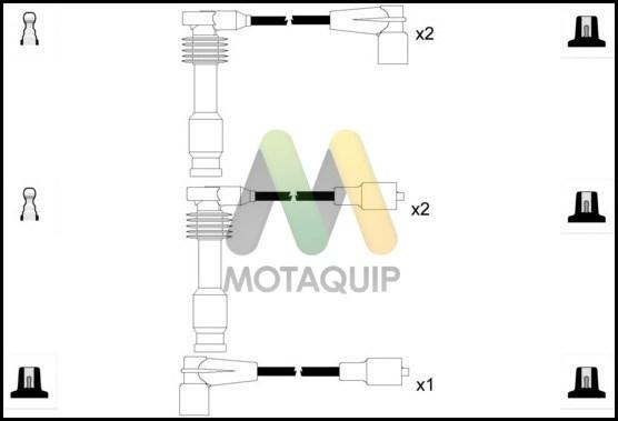 Motaquip LDRL1128 - Комплект запалителеи кабели vvparts.bg