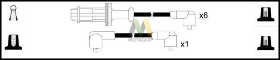 Motaquip LDRL1166 - Комплект запалителеи кабели vvparts.bg