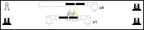 Motaquip LDRL1134 - Комплект запалителеи кабели vvparts.bg