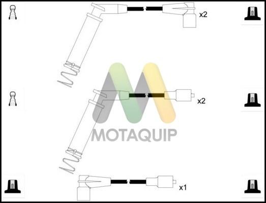 Motaquip LDRL1843 - Комплект запалителеи кабели vvparts.bg