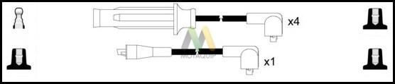 Motaquip LDRL1842 - Комплект запалителеи кабели vvparts.bg