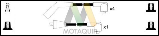 Motaquip LDRL1859 - Комплект запалителеи кабели vvparts.bg