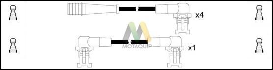 Motaquip LDRL1820 - Комплект запалителеи кабели vvparts.bg