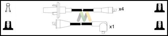 Motaquip LDRL1394 - Комплект запалителеи кабели vvparts.bg