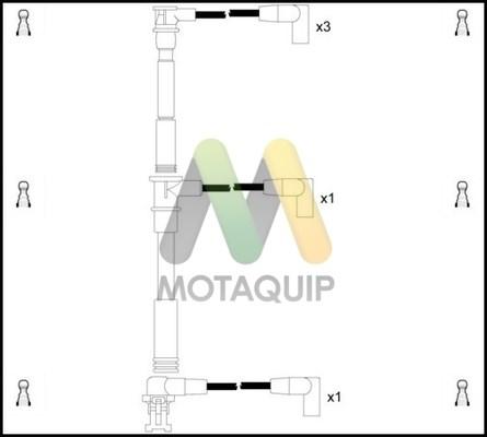 Motaquip LDRL1341 - Комплект запалителеи кабели vvparts.bg