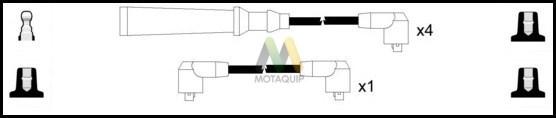 Motaquip LDRL1356 - Комплект запалителеи кабели vvparts.bg