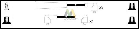 Motaquip LDRL1353 - Комплект запалителеи кабели vvparts.bg