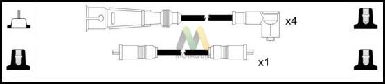 Motaquip LDRL1366 - Комплект запалителеи кабели vvparts.bg