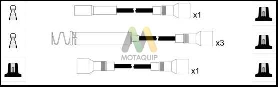 Motaquip LDRL1384 - Комплект запалителеи кабели vvparts.bg