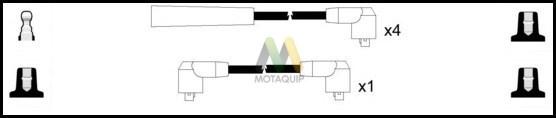 Motaquip LDRL1330 - Комплект запалителеи кабели vvparts.bg