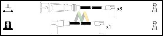 Motaquip LDRL1204 - Комплект запалителеи кабели vvparts.bg