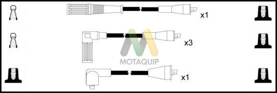 Motaquip LDRL1215 - Комплект запалителеи кабели vvparts.bg