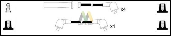 Motaquip LDRL1239 - Комплект запалителеи кабели vvparts.bg