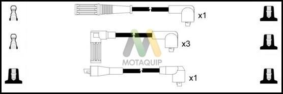 Motaquip LDRL1224 - Комплект запалителеи кабели vvparts.bg