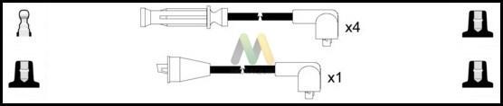 Motaquip LDRL1275 - Комплект запалителеи кабели vvparts.bg