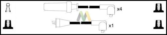 Motaquip LDRL1317 - Комплект запалителеи кабели vvparts.bg