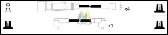 Motaquip LDRL1724 - Комплект запалителеи кабели vvparts.bg