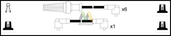 Motaquip LDRL1722 - Комплект запалителеи кабели vvparts.bg