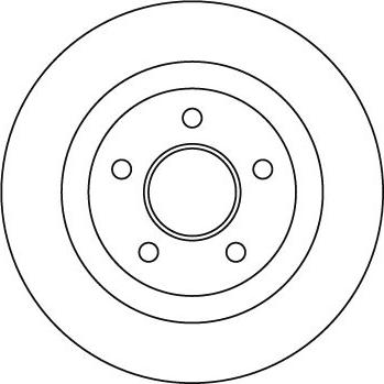 DON PCD12902 - Спирачен диск vvparts.bg