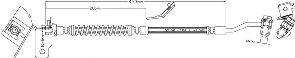 Motaquip LVBH1477 - Спирачен маркуч vvparts.bg