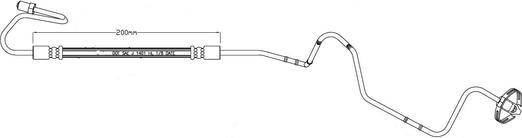 Motaquip LVBH1617 - Спирачен маркуч vvparts.bg