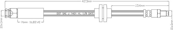 Motaquip LVBH1627 - Спирачен маркуч vvparts.bg